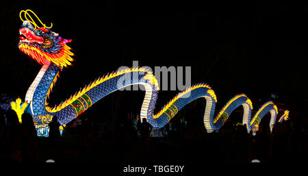 Chinese Lantern Festival 2018, Philadelphie, PA, USA, série 1 de 6 Banque D'Images