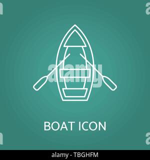 L'icône du bateau. Vector illustration. Illustration de Vecteur