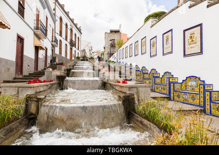 Firgas, Gran Canaria, Espagne Banque D'Images