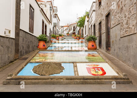 Firgas, Gran Canaria, Espagne Banque D'Images