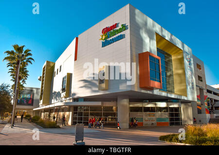 Tampa Bay, en Floride. Janvier 05, 2019 Glazer Children's Museum en centre-ville. Banque D'Images