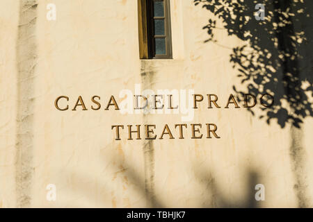 Casa del Prado dans Balboa Park, San Diego Banque D'Images