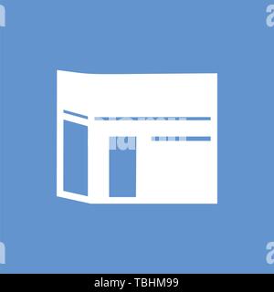 La Mecque Kaaba Sharif icône - vector Illustration de Vecteur