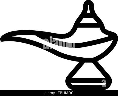 L'icône de l'ampoule traditionnelle - vector Illustration de Vecteur