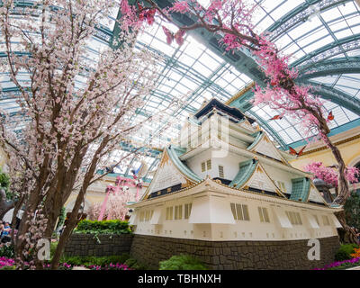 Las Vegas, APR 28 : Spécial Printemps japonais afficher en Bellagio Conservatory & Botanical Gardens on APR 28, 2019 à Las Vegas, Nevada Banque D'Images