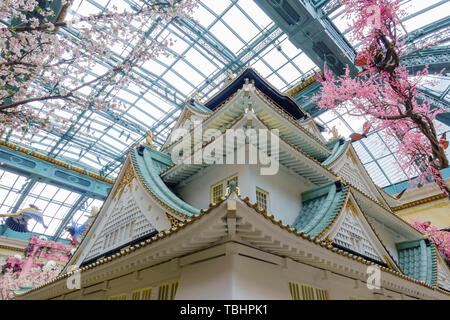 Las Vegas, APR 28 : Spécial Printemps japonais afficher en Bellagio Conservatory & Botanical Gardens on APR 28, 2019 à Las Vegas, Nevada Banque D'Images