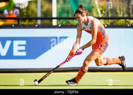 Eindhoven, Pays-Bas. 01 Juin, 2019. EINDHOVEN, FIH Pro League 2019, le hockey mesdames, 01-06-2019, SC Oranje - Rood, Pays-Bas player Lidewij Welten Crédit : Pro Shots/Alamy Live News Banque D'Images