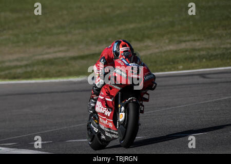 Mugello, en Italie. 2er juin 2019, le circuit du Mugello, Firenze, Florence, Italie, le MotoGP d'Italie, la Journée de la course ; Danilo Petrucci (Ducati) Winnow Mission : Action Crédit Plus Sport Images/Alamy Live News Banque D'Images
