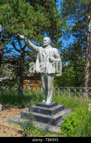 Statue de Lénine dans le parc Banque D'Images