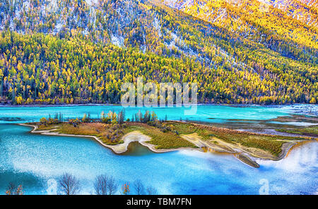 Wolong Kanas Bay Banque D'Images