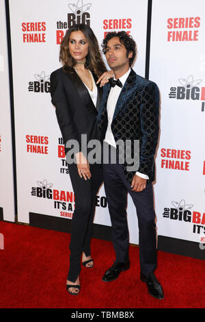 'La théorie du Big Bang la Saison 2 partie du Langham Huntington Hotel Neha Kapur' : Nayyar Kunal Nayyar, où : Los Angeles, California, United States Quand : 01 mai 2019 Credit : Sheri/WENN.com Determan Banque D'Images