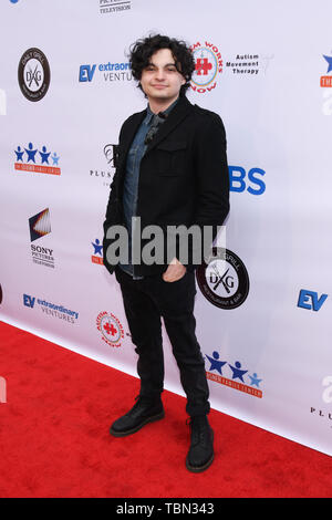 1 juin 2019 - Max Burkholder assiste à la 7e Ed Asner et amis de célébrité de tournoi de Poker Night at CBS Studios Radford dans Studio City, Californie. (Crédit Image : © ZUMA/Bennight Billy sur le fil) Banque D'Images