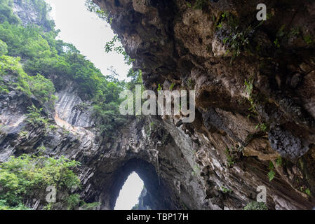 Dongtian Wonderland, Ying Xifeng Corridor forestier, Qingyuan, Guangdong Banque D'Images