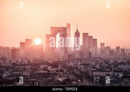 Porte de l'est le lever du soleil. Banque D'Images