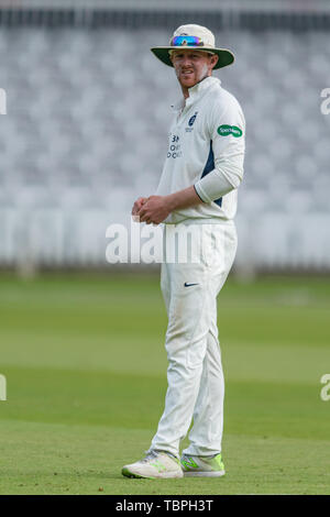 Londres, Royaume-Uni. 02 Jun, 2019. Sam Robson de Middlesex ressemble au cours de match de championnat entre Specsavers comté Middlesex vs Sussex à la Lords Cricket Ground le dimanche, Juin 02, 2019 à Londres en Angleterre. (Usage éditorial uniquement, licence requise pour un usage commercial. Aucune utilisation de pari, de jeux ou d'un seul club/ligue/dvd publications.) Crédit : Taka G Wu/Alamy Live News Banque D'Images