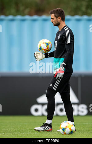 Venlo, Pays-Bas. 06Th Juin, 2019. Gardien Sven Ulreich entraîne avec l'équipe nationale dans le stade de Koel. L'équipe nationale de football joue contre le Bélarus (8.6.) et l'Estonie (11.6.) dans le championnat européen de qualification. Credit : Marius Becker/dpa/Alamy Live News Banque D'Images
