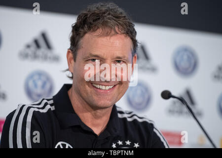 Venlo, Pays-Bas. 06Th Juin, 2019. Co-formateur Marcus Sorg assiste à une conférence de presse. L'équipe nationale de football joue contre le Bélarus (8.6.) et l'Estonie (11.6.) dans le championnat européen de qualification. Credit : Marius Becker/dpa/Alamy Live News Banque D'Images