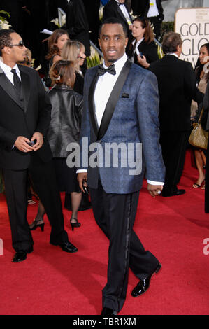 LOS ANGELES, CA. 15 janvier 2007 : SEAN "P.Diddy" Combs à la 64e conférence annuelle Golden Globe Awards au Beverly Hilton Hotel. © 2007 Paul Smith / Featureflash Banque D'Images