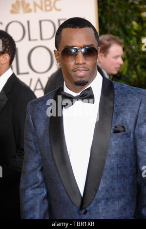 LOS ANGELES, CA. 15 janvier 2007 : SEAN "P.Diddy" Combs à la 64e conférence annuelle Golden Globe Awards au Beverly Hilton Hotel. © 2007 Paul Smith / Featureflash Banque D'Images