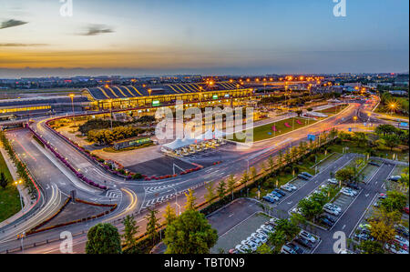 Chengdu Shuangliu Airport Terminal Banque D'Images