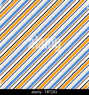 Bandes d'Halloween Modèle transparent - noir, orange et blanc, rayures diagonales eps10 design Illustration de Vecteur