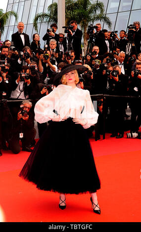 Festival du Film de Cannes 22er mai, lors d'un Photoocall pour le film IL ÉTAIT UNE FOIS À HOLYWOOD Fashion model Elle Fanning . Banque D'Images