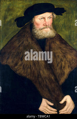Lucas Cranach le Vieux Duc, Henry IV, les dévots de la Saxe, portrait, 1528 Banque D'Images