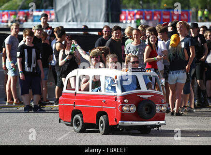 20170628 BRÅVALLA Bråvalla onsdagen, 2017 festival. Bild Jeppe Gustafsson Banque D'Images