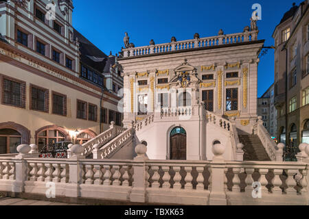 Vieille Bourse de Leipzig, Saxe, Allemagne Leipzig, Allemagne Banque D'Images