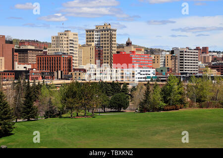 Vue de la ville de Duluth Minnesota..USA Banque D'Images