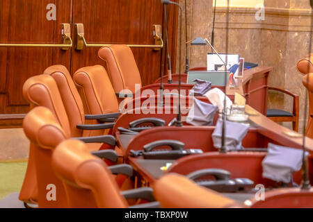 La Chambre Chambre à l'étage du bâtiment de la capitale de l'état de l'Utah Banque D'Images