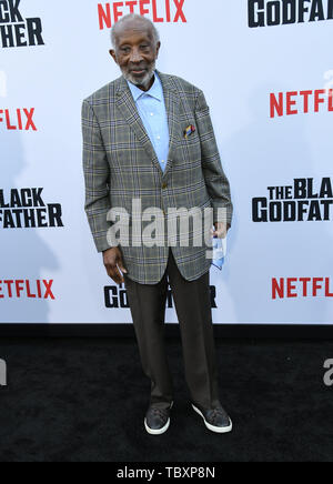 3 juin 2019 - Los Angeles, Californie, États-Unis - 3 juin 2019 - Los Angeles, Californie - Clarence avant. La première de Netflix à Los Angeles de ''The Black Godfather'' s'est tenue au Paramount Theater. Crédit photo : Birdie Thompson/AdMedia Banque D'Images