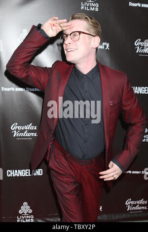 3 juin 2019 - Los Angeles, CA, USA - LOS ANGELES - Oct 3 : Macaulay Culkin au ''Changeland'' Los Angeles Premiere à l'ArcLight Hollywood le 3 juin 2019 à Los Angeles, CA (crédit Image : © Kay Blake/Zuma sur le fil) Banque D'Images