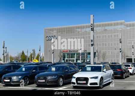 Centre Audi, Rudower avenue, eagle court, Treptow-Köpenick, Berlin, Allemagne, Audi Zentrum, Rudower Chaussee, Adlershof, Deutschland Banque D'Images