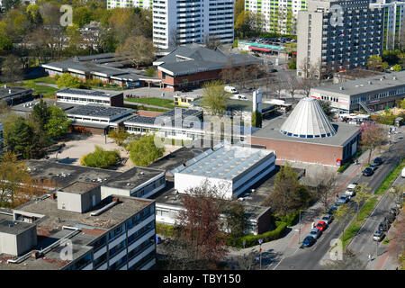 L'école élémentaire catholique Saint Marien, avenue Lipschitz, Gropiusstadt, Neukölln, Berlin, Allemagne, Katholische Grundschule Saint Marien, Lipschitzalle Banque D'Images