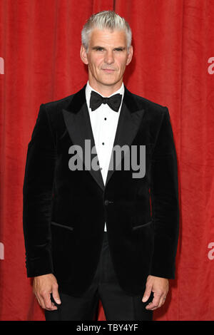 Londres, Royaume-Uni. 01 juin 2019 : Tristan Gemmill arrivant pour le feuilleton britannique Awards 2019 au théâtre Lowry, Manchester. Photo : Steve Sav/Featureflash Banque D'Images