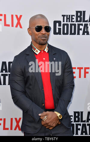 Los Angeles, USA. 06Th Juin, 2019. LOS ANGELES, USA. Juin 03, 2019 : Jamie Foxx à la première de 'The Black Godfather" au théâtre Paramount. Photo Credit : Paul Smith/Alamy Live News Banque D'Images