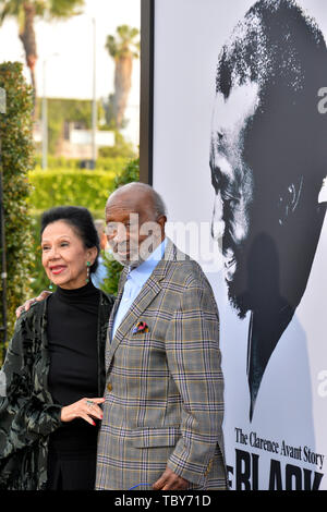 Los Angeles, USA. 06Th Juin, 2019. LOS ANGELES, USA. Juin 03, 2019 : Jacqueline Avant & Clarence avant à la première de 'The Black Godfather" au théâtre Paramount. Photo Credit : Paul Smith/Alamy Live News Banque D'Images