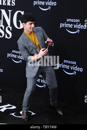 Los Angeles, Californie, USA 3 juin 2019 chanteur Joe Jonas assiste à la première mondiale de Jonas Brothers à la recherche du bonheur le 3 juin 2019 à Regency Bruin Theatre de Los Angeles, Californie, USA. Photo de Barry King/Alamy Live News Banque D'Images