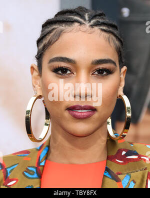 Westwood, United States. 06Th Juin, 2019. WESTWOOD, LOS ANGELES, CALIFORNIE, USA - JUIN 03 : L'actrice Alexandra Shipp arrive à la Los Angeles Premiere d'Amazone la vidéo 'à la recherche du bonheur' qui s'est tenue au Regency Bruin Theatre Le 3 juin 2019 à Westwood, Los Angeles, Californie, États-Unis. (Photo par Xavier Collin/Image Crédit : Agence de Presse) L'agence de presse Image/Alamy Live News Banque D'Images