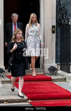 Londres, Royaume-Uni. 04 Juin, 2019. Ivanka Trump visites 10 Downing Street. Londres, Royaume-Uni. 04/06/2019 | Le monde d'utilisation : dpa Crédit photo alliance/Alamy Live News Banque D'Images
