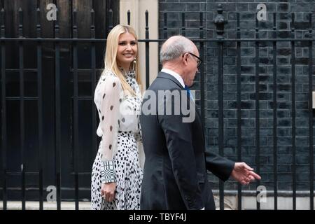 Londres, Royaume-Uni. 04 Juin, 2019. Ivanka Trump visites 10 Downing Street. Londres, Royaume-Uni. 04/06/2019 | Le monde d'utilisation : dpa Crédit photo alliance/Alamy Live News Banque D'Images