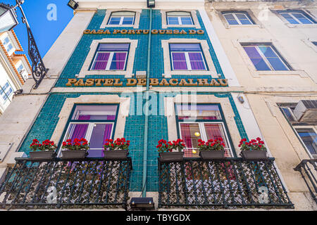 Casa Portuguesa Do Pastel De Bacalhau Banque D'Images