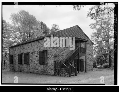 Nord (arrière) et à l'OUEST EN ALTITUDE, à la sud-est de l'ancienne église en pierre et le cimetière, au large de la route US 76, Clemson, comté de Camden, SC Anderson, Robert Pickens, Andrew Boucher , Jack, photographe, historien, Pittenger Nancy Power, J Tracy, historien Banque D'Images