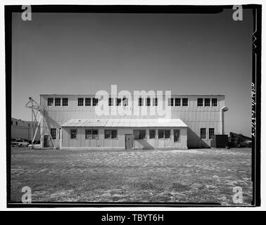 Élévation NORD U.S. Naval Air Station, Hangar d'hydravions, Pensacola, FL, Escambia Comté Banque D'Images