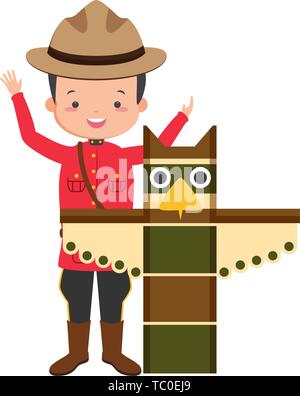 Bonne fête du canada Illustration de Vecteur