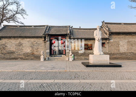 Ancienne résidence de Wang Yuyang, Huantai Comté, Linyi, Shandong Province Banque D'Images