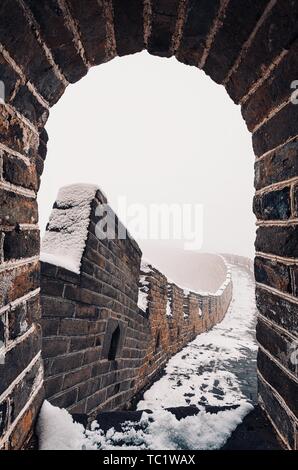 La Grande Muraille de Mutianyu Banque D'Images