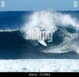 Surfers Point, Australie occidentale, Prevelly. 4 juin, 2019. La Margaret River Pro de la Ligue mondiale de Surf Tour Championnat du monde ; Kolohe Andino des États-Unis pendant sa perte dans la finale contre John John Florence d'Hawaii : Action Crédit Plus Sport/Alamy Live News Banque D'Images