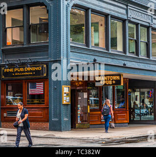 Coin Pub Fine Banque D'Images